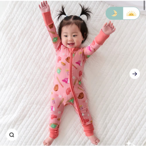 Pink All Stars Zippy - Little Sleepies