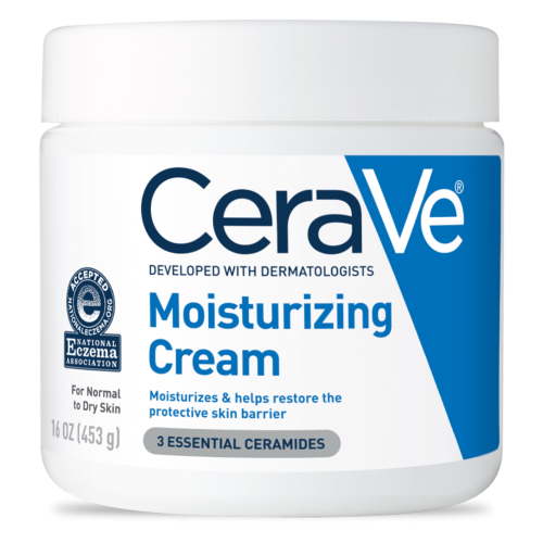 CeraVe Moisturizing Cream Face and Body Moisturizer for Dry Sensitive Skin 16 oz