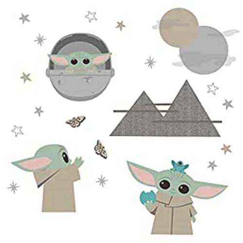 Amazon.com: Lambs & Ivy Star Wars The Mandalorian The Child/Baby Yoda Wall Decals : Baby
