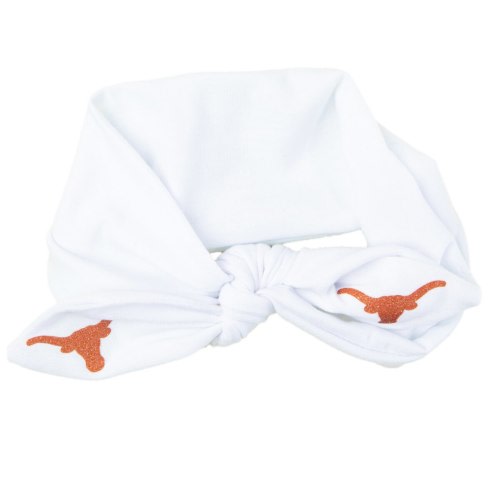 Texas Longhorns Knotted Cotton Bow Headband