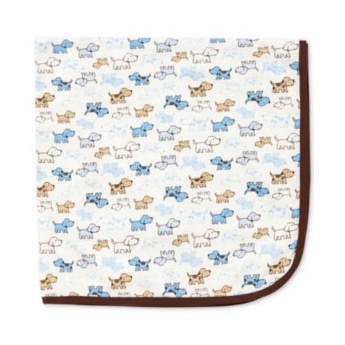 Baby Boys Cute Puppies Print Cotton Blanket