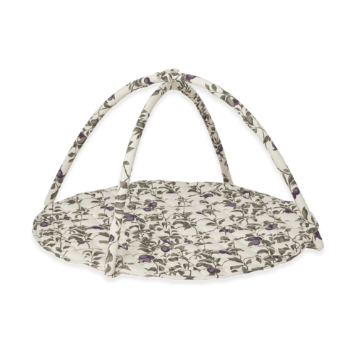 Plum satin quilted baby gym from Garbo&Friends - NordicNest.com