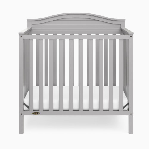 Graco Stella 4-in-1 Convertible Mini Crib - Pebble Gray