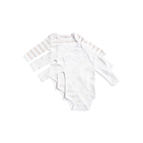 Newborn Boys 3pk Long Sleeve Bodysuits | Baby Boys (0-24m) | Marshalls
