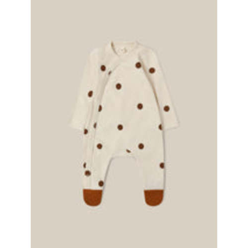 Undyed Cotton Dots Suit | Organic Zoo