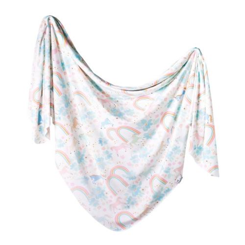 Copper Pearl Bloom Knit Swaddle Blanket - Whimsy