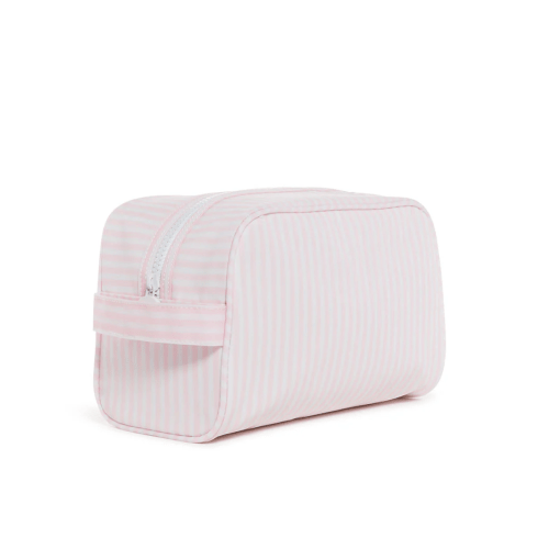 Stowaway Toiletry Bag, Pimlico Stripe Pink