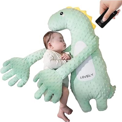 2025 New Patter for Sleep, Startle Prevention Sleep Aid Companion, a Soothing Patting Sleep Toy with a Soft Palm Pad That Simulates Mothers' Automatic Patting (Cute Dinosaur)