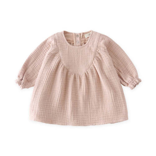 Muslin Gauze Dress - Fawn