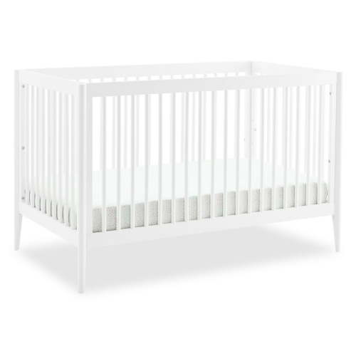 Delta Children Casey 6-in-1 Convertible Baby Crib, Bianca White