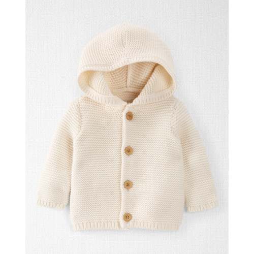 Baby Organic Cotton Signature Stitch Cardigan
