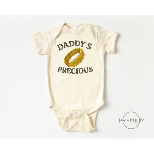 Daddy's Precious Onesie® | 100% Premium Cotton | Available in Short Sleeve and Long Sleeve Onesie®