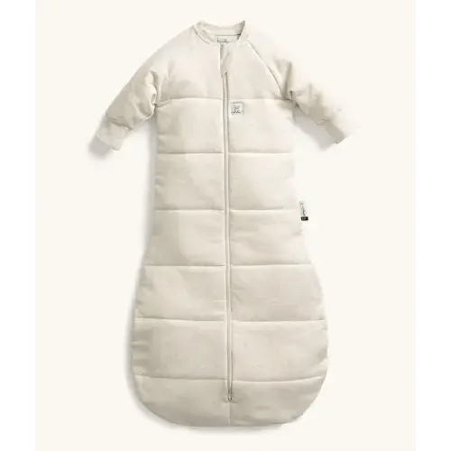 Jersey Sleep Sack 2.5 TOG Sleeved Oatmeal Marle