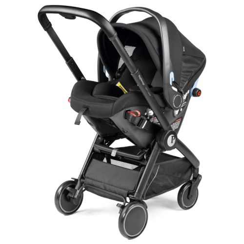 Peg Perego City Loop Infant Car Seat and Stroller Combo with Primo Viaggio Urban Mobility Travel System - True Black