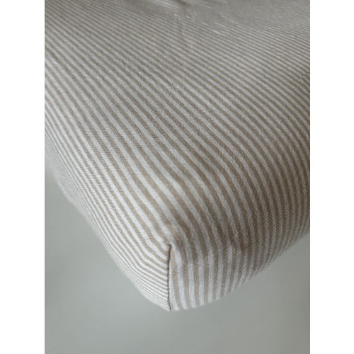 Linen Crib Sheets for Baby, Gender Neutral Bedding and Nursery Decor