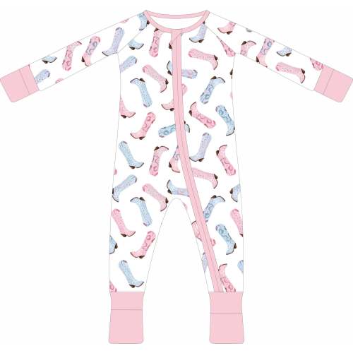 Cowgirl Dreams Zip Pajama