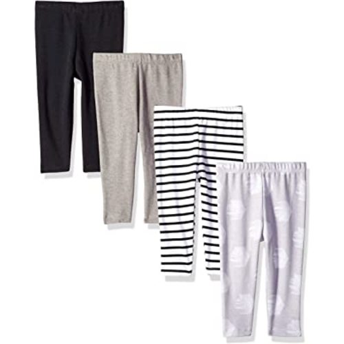 Hanes unisex-child Hanes Baby Leggings, Ultimate Flexy Knit Pants Boys & Girls, 3-pack