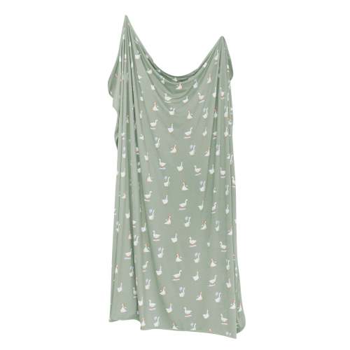 Swaddle Blanket in Silly Goose