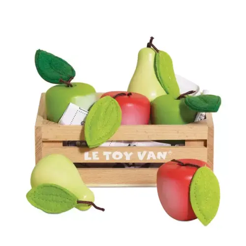 Brands We Love Orchard Fruits Wooden Market Crate - 7 Piece by Janie and Jack