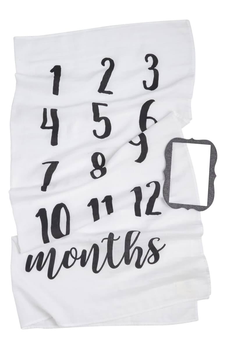 Monthly Milestone Blanket & Frame Set