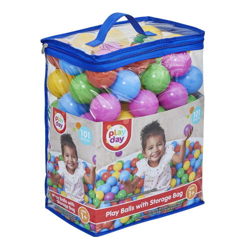 Play Day 100 Multi-Colored Play Balls 2.5"