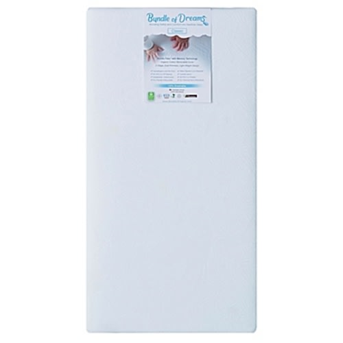Bundle of Dreams® Classic 100% Breathable Crib and Toddler Mattress with Organic Cotton Cover