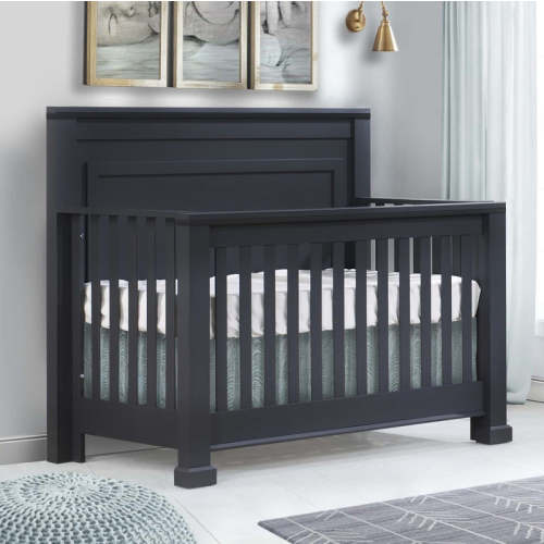 Natart Taylor 5-in-1 Convertible Crib  - Graphite