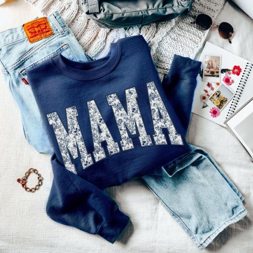 Mama Sweatshirt, Floral Mama Sweatshirt and Hoodie, Mom Sweatshirt, New Mom Gift, Mommy Shirt, Mom Life Shirt, Mama Shirt, Mother's Day Gift