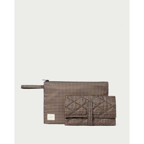 Dottie Brown/Black Check Changing Pad