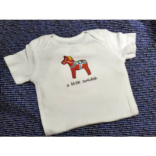 A Little Swedish Baby Bodysuit (sizes newborn to 24 months)