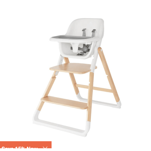 Evolve High Chair System: Natural Wood