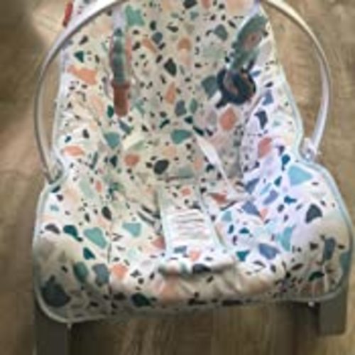 Fisher-Price Infant-to-Toddler Rocker - Pacific Pebble, Portable Baby Seat, Multi