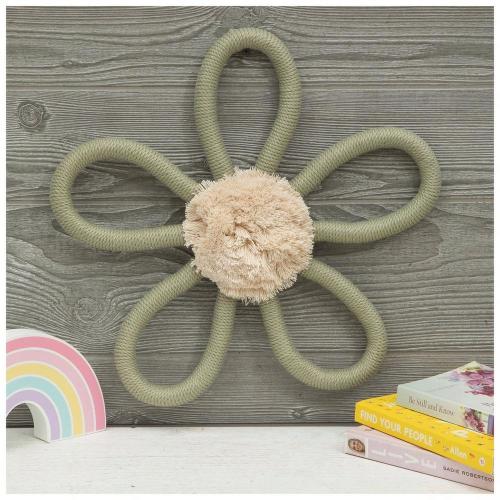 Wrapped Flower Wall Decor