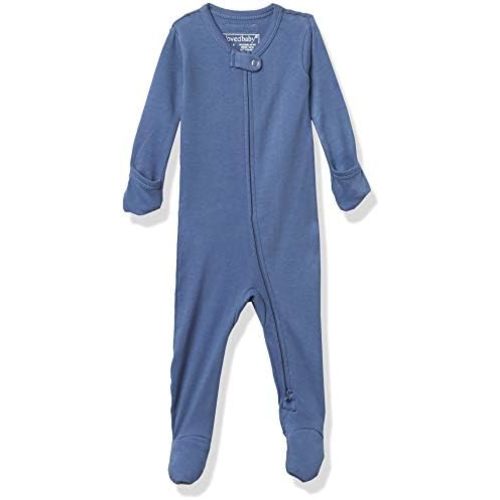 L'ovedbaby Unisex Organic Baby Zipper Footie