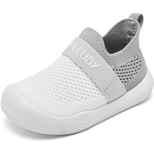 TODDLLUBY Baby Socks Shoes Breathable | Infant Non Slip Walking Sneakers