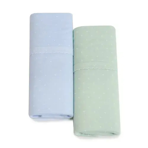 Bubba Blue Confetti Swaddles Blue/Sage Size 2 Pack | Baby Bunting AU