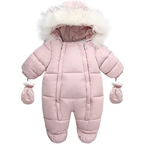 Baby Girl Winter Snowsuit Toddler Jacket Clothes For Boy Infant Jumpsuit Hoodied