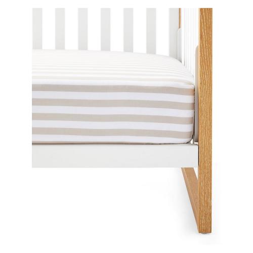 Beach Club Stripe Crib Sheet | Serena and Lily