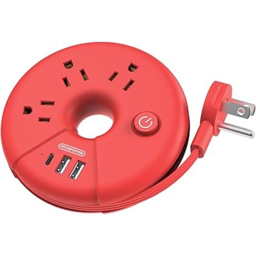 Travel Power Strip, NTONPOWER Desktop Charging Station
