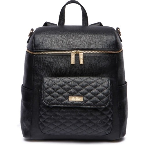 Luli Bebé Monaco Faux Leather Diaper Backpack