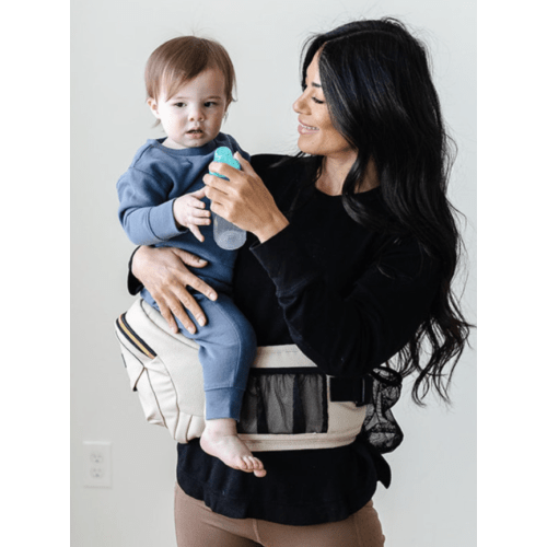 Tushbaby Hip Seat Carrier - Cream Vegan Leather