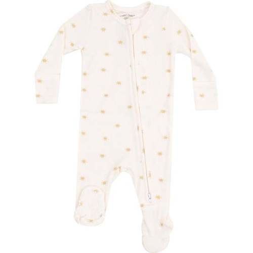 2 Way Zipper Footie, Simple Suns - Angel Dear | Maisonette
