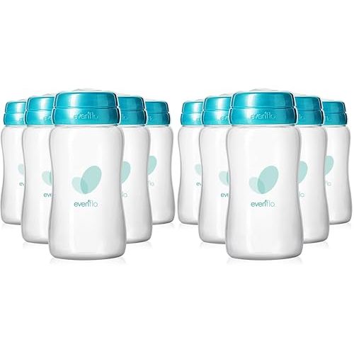 Evenflo Advanced Breast Milk Collection Bottles, 5oz 12 Pack
