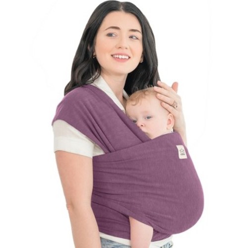 KeaBabies Original Baby Wraps Carrier, Baby Sling Carrier, Stretchy Infant Carrier for Newborn, Toddler, Color: Dark mauve