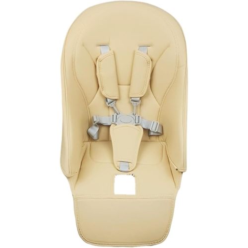 2025 Universal High Chair Cover Replacement for Baby – Washable Soft Cushion Seat Pad, Adjustable Straps, Non-Slip Infant Feeding Chair Protector, Fits Most Toddler High Chairs (Beige)