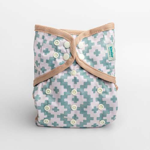 Artist Collaborations Patterned Wipeable Cloth Diaper Cover, Grows with your Baby