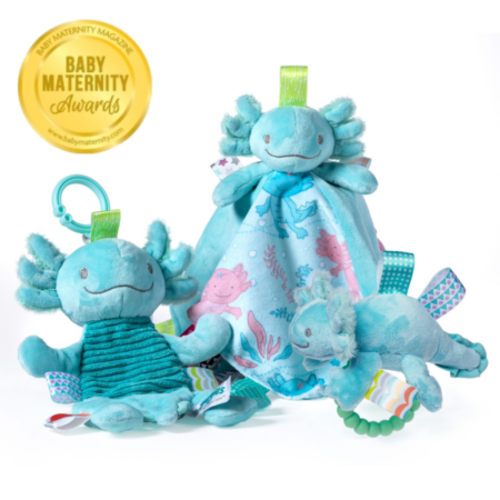 Taggies Fizzy Axolotl Gift Set - Mary Meyer Stuffed Toys