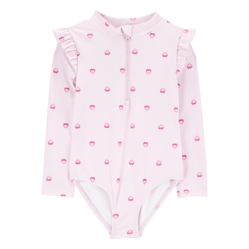 Toddler 1-Piece Heart-Print Swimsuit - OshKosh | Carter's