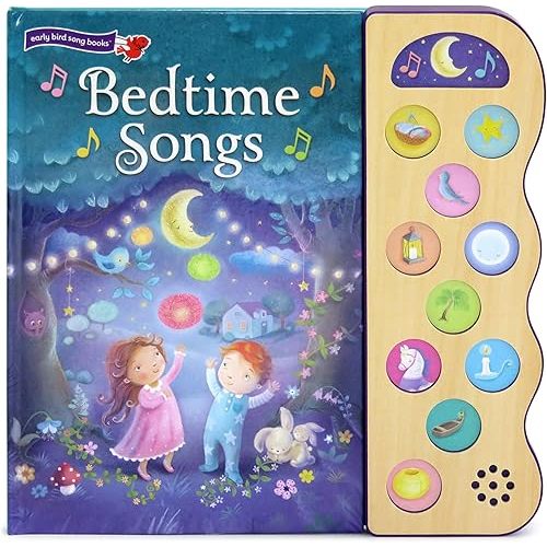 Bedtime Songs: 11-Button Interactive Children's Sound Book (Early Bird Song) Hardcover – Sound Book, September 1, 2016