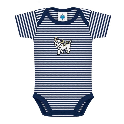 U.S. Naval Academy Store | Baby Goat Striped Bodysuit